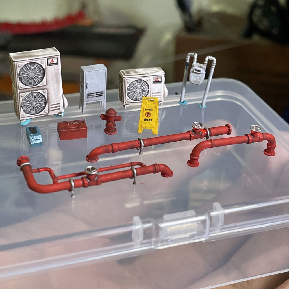Auto Repair Shop Japan - Diorama 1:64 Klima Modeli Modifikasyonu Tamir