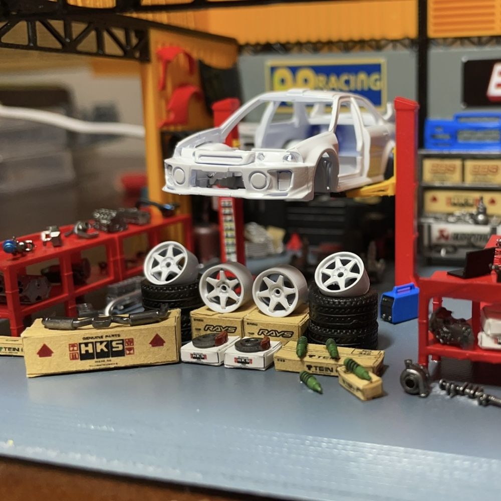 Diorama 1:64 Hub Kaliper Model - Auto Repair Shop Japan incelemesi ve fiyatı